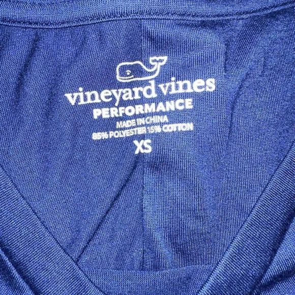 Vineyard Vines Women’s Keyhole Back Performance Tank Top in Deep Bay Sz XS - Picture 5 of 7
